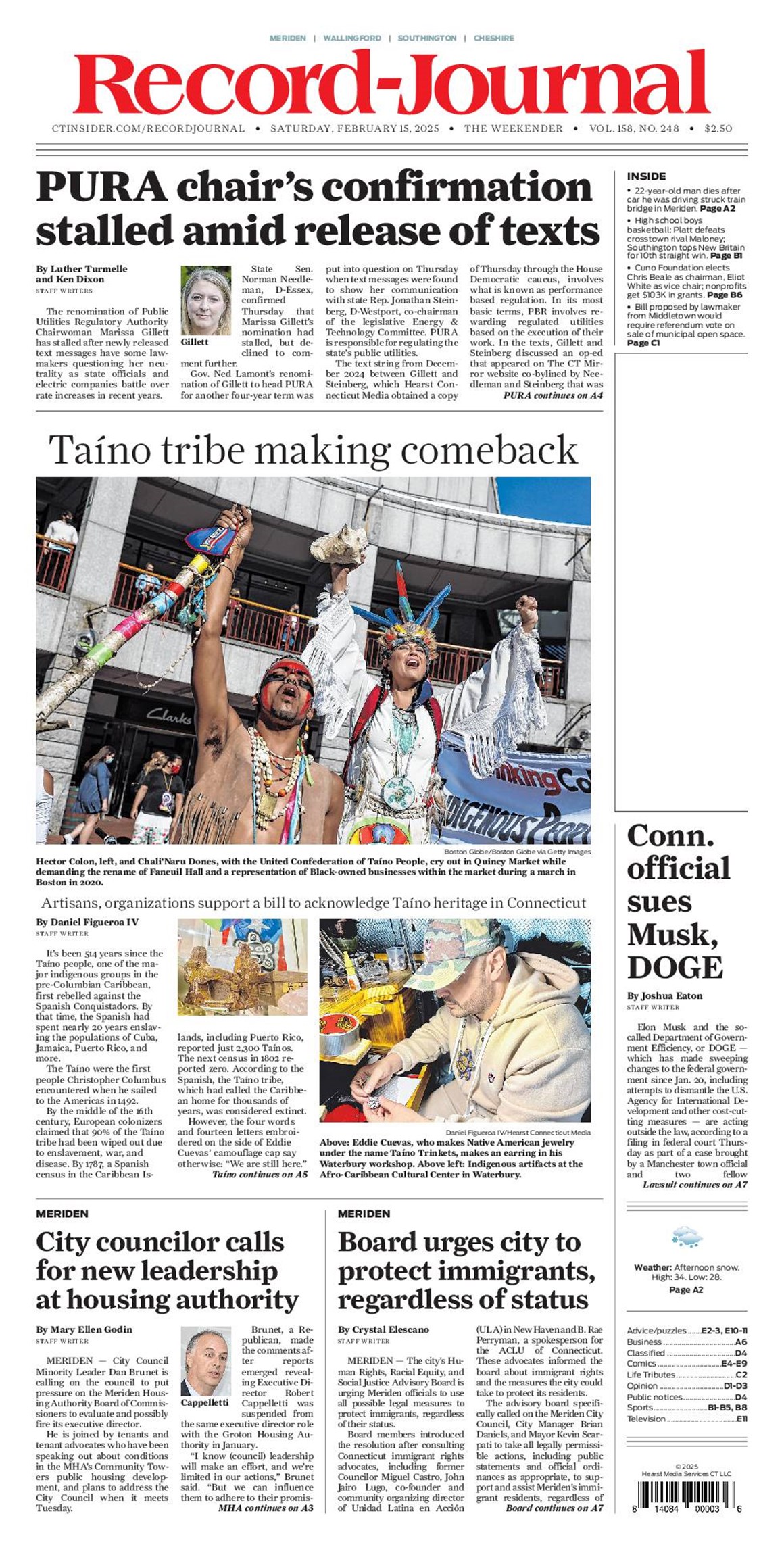 Click here to view today's e-Edition.