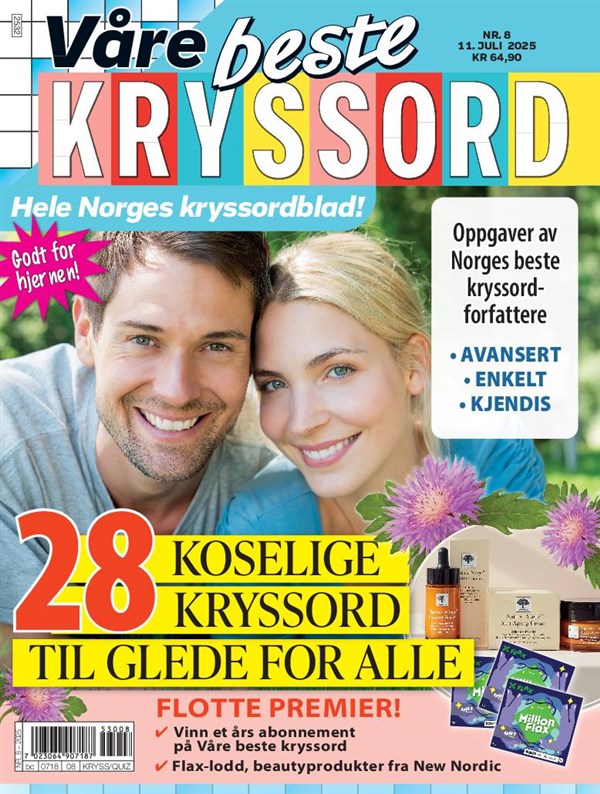 Våre Beste Kryssord 08-2025 NO