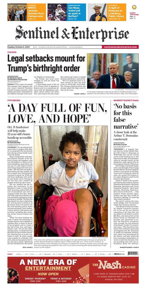 Your e-Edition is ready - Sentinel and Enterprise