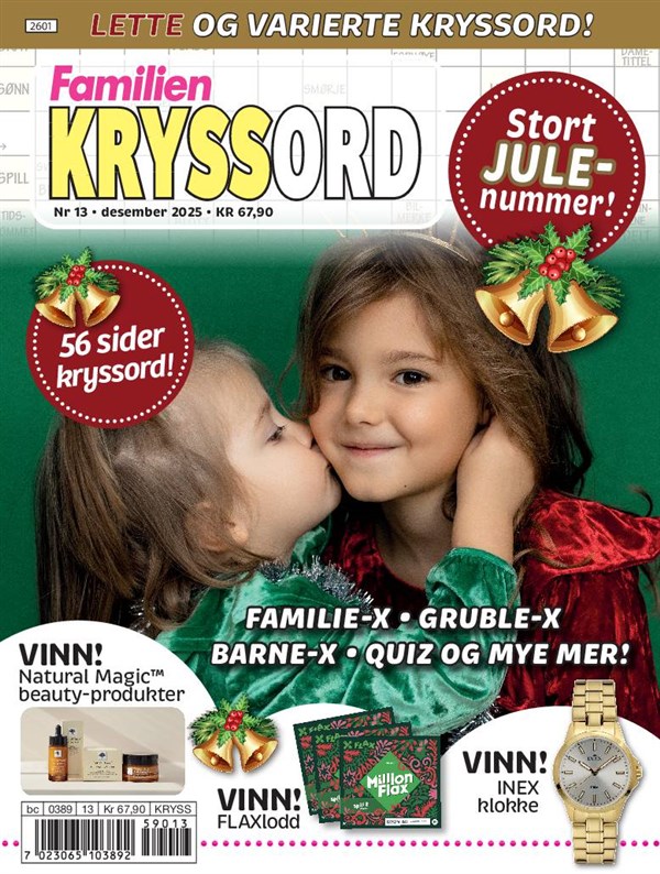 Familiens Kryssordblad 13-2025 NO Jul