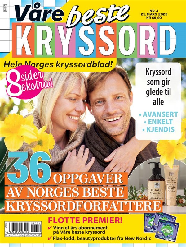 Våre Beste Kryssord 04-2025 NO Påske