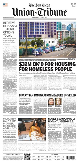San Diego UnionTribune Metro eNewspaper