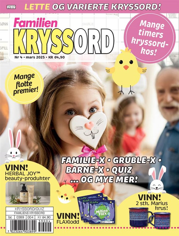 Familiens Kryssordblad 04-2025 NO Påske