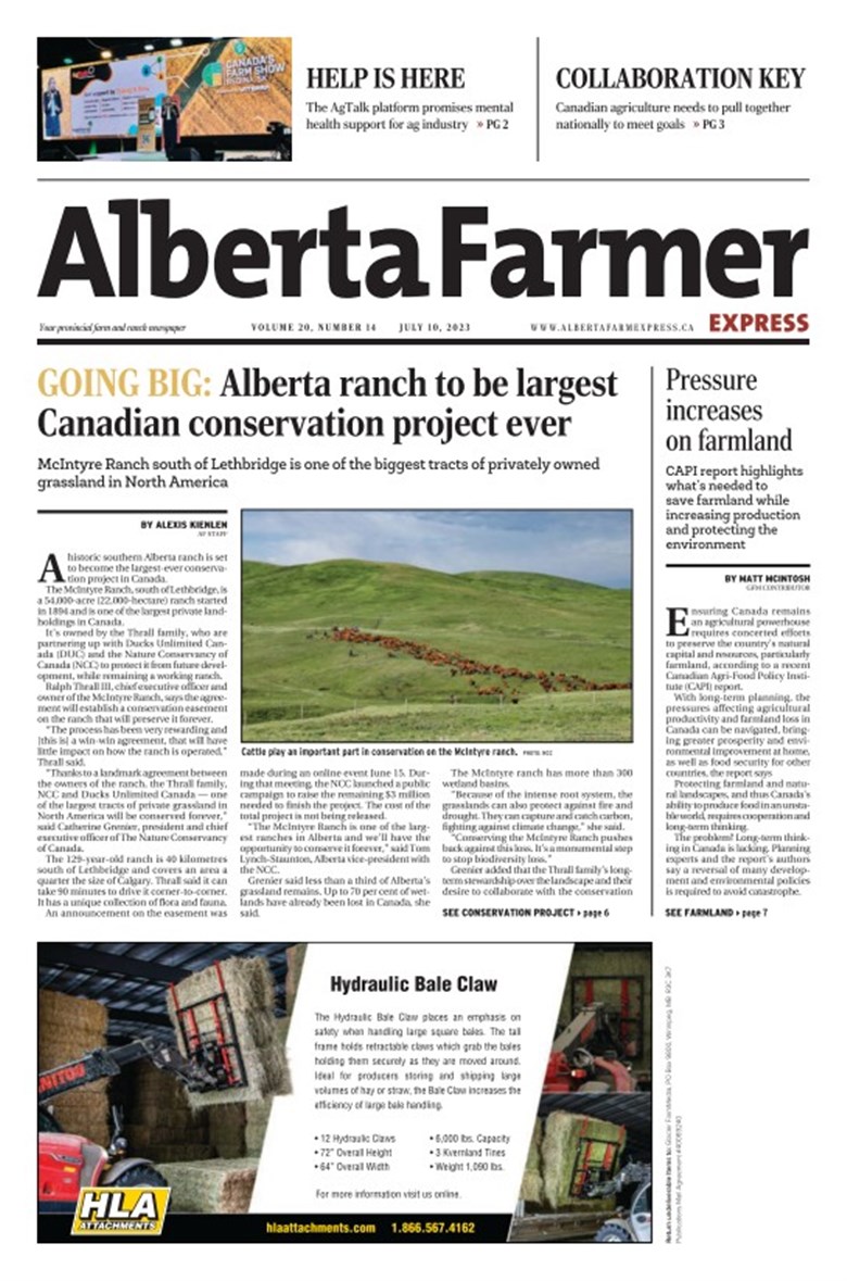 Articles by Alexis Kienlen - Alberta Farmer Express