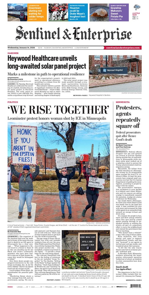 Your e-Edition is ready - Sentinel and Enterprise