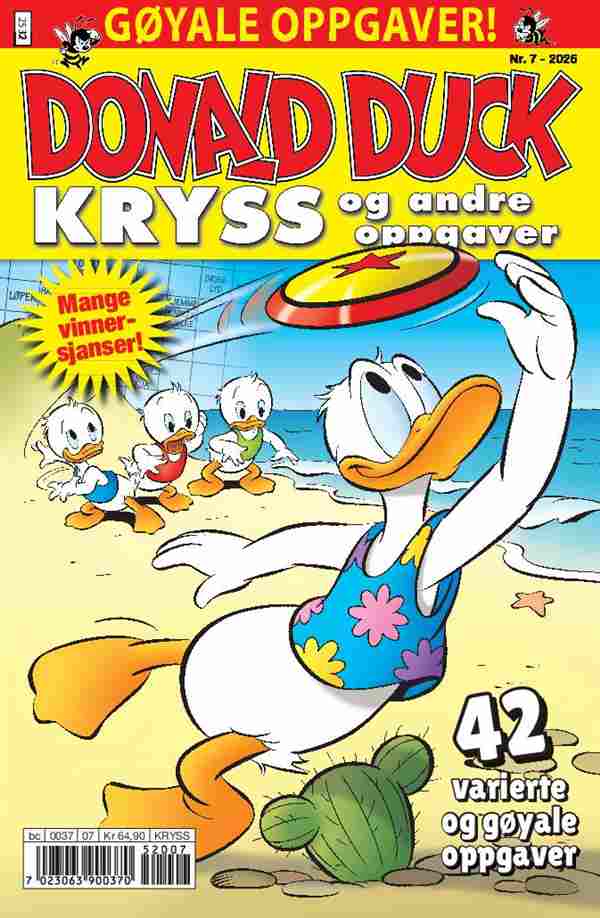 Donald Duck Kryss 07-2025 NO Sommer