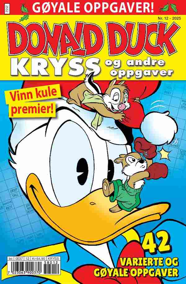 Donald Duck Kryss 12-2025 NO Jul