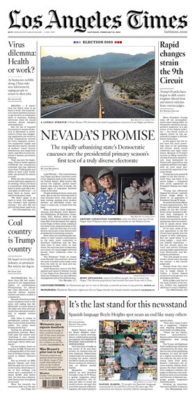 Los angeles times enewspaper