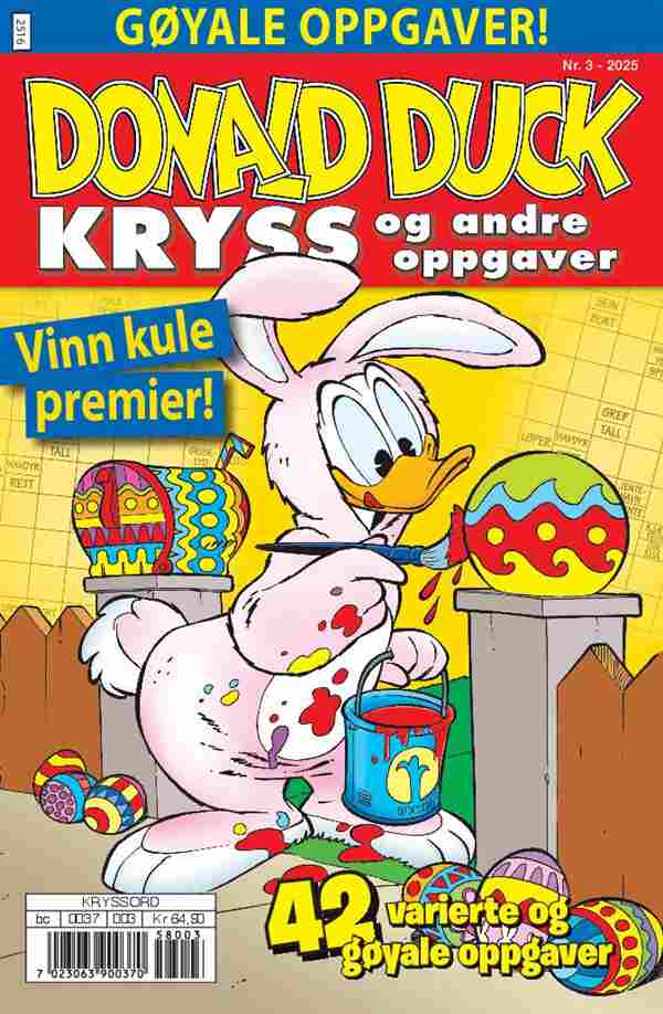 Donald Duck Kryss 03-2025 NO Påske
