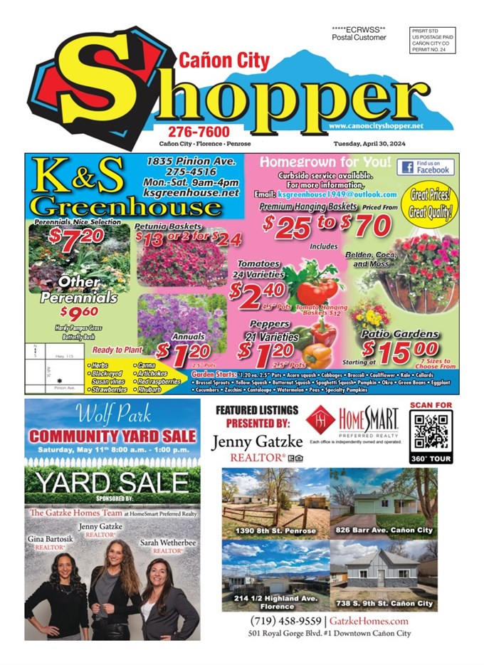 View the latest edition of the Cañon City Shopper